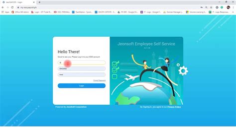jeonsoft ess - login